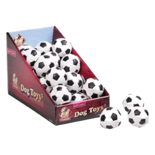 Pelota pequeña con dibujo de fútbol 6 cm modelo 011010 para perros