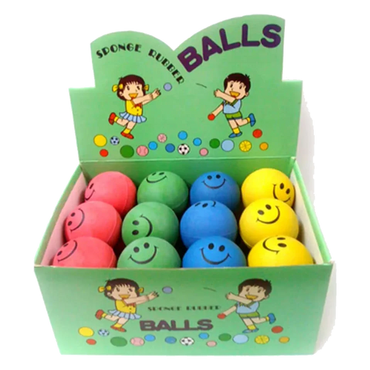 Pelota semidura Sonrisa 6,5 cm para perros