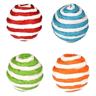 Pelotas 4 cm . Expositor de 40 uds para gatos