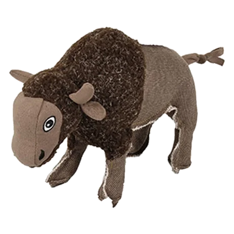 Peluche búfalo con silbato de 23 cm para perros