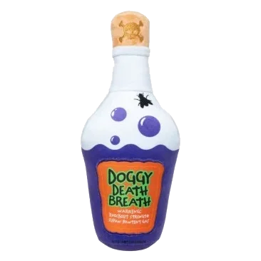 Peluche de Halloween para perros FuzzYard Death Breath Potion