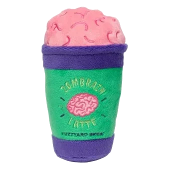 Peluche de Halloween para perros FuzzYard Zombrain Latte