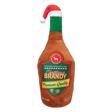 Peluche de Navidad para perros FuzzYard Christmas Brandy