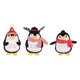 Peluche de Navidad pingüino pequeño 20 cm para perros