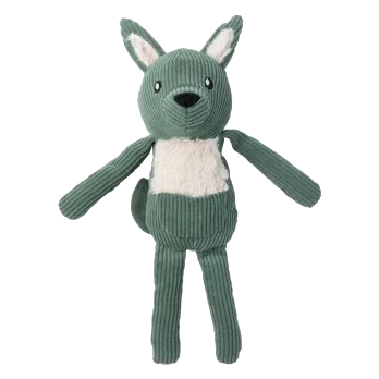 Peluche de pana para perros FuzzYard Life Canguro Myrtle Green