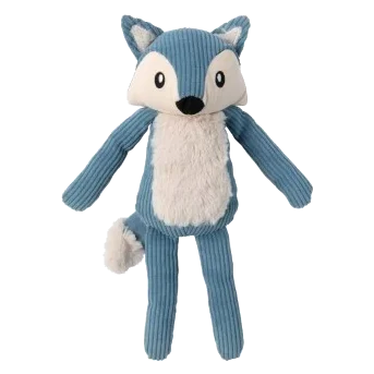 Peluche de pana para perros FuzzYard Life Zorro French Blue