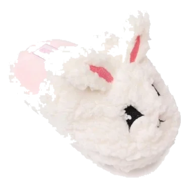 Peluche de Pascua para perros FuzzYard Fluffy Bunny Slipper