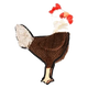 Peluche gallo Flamingo 54 cm para perros