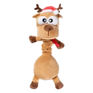 Peluche navideño para perros FuzzYard Domineck the Reindeer