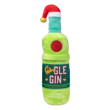 Peluche navideño para perros FuzzYard Gin-gle Gin
