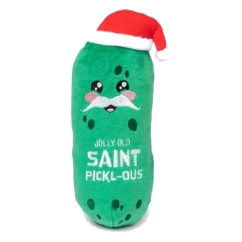 Peluche navideño para perros FuzzYard Jolly Old St Pickl-ous