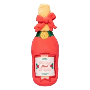 Peluche navideño para perros FuzzYard Merry & Bright Chompagne