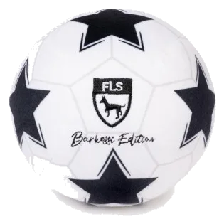 Peluche para perros FuzzYard Balón de fútbol con chirriador