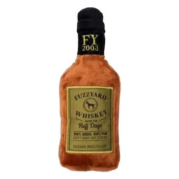 Peluche para perros FuzzYard botella de whisky