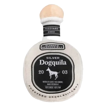 Peluche para perros FuzzYard botella Dogquila