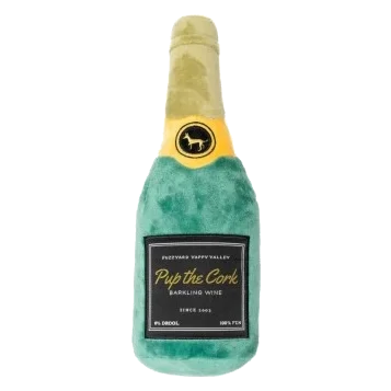 Peluche para perros FuzzYard botella Pup The Cork