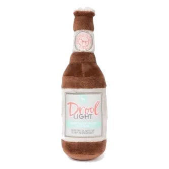 Peluche para perros FuzzYard cerveza Drool Light