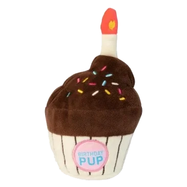 Peluche para perros FuzzYard cupcake de cumpleaños