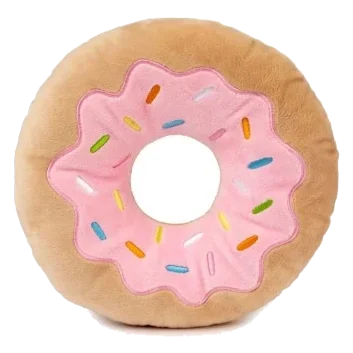 Peluche para perros FuzzYard donut gigante con chirriador