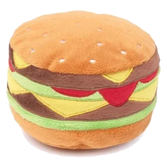 Peluche para perros FuzzYard Hamburguesa con chirriador