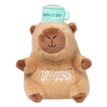 Peluche para perros FuzzYard Happybaras Capy-Ccino
