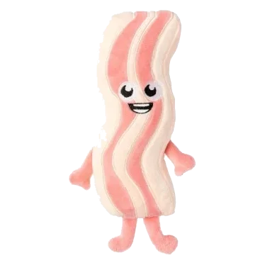 Peluche para perros FuzzYard Meat Heads Kevin Bacon-Strip