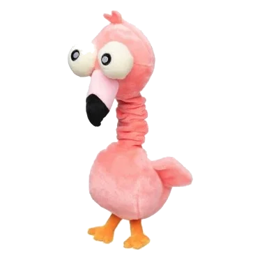 Peluche para perros FuzzYard Neck Minnits Neckole flamenco