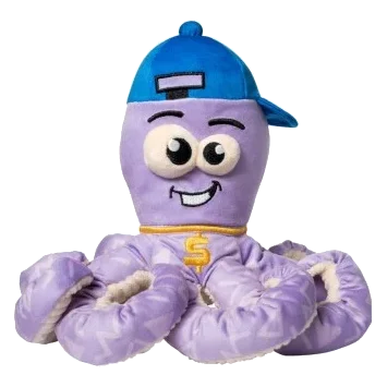 Peluche para perros FuzzYard Octo-Pose Hip Hoptapus