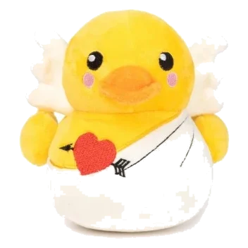 Peluche para perros FuzzYard Pato Cupid Duck con chirriador