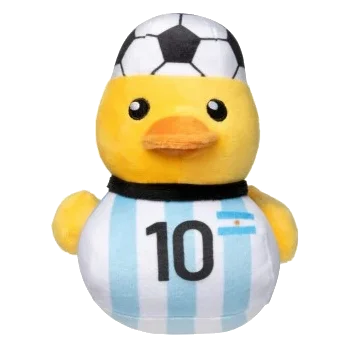 Peluche para perros FuzzYard Pato fútbol Argentina n.º 10