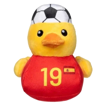 Peluche para perros FuzzYard Pato fútbol España n.º 19