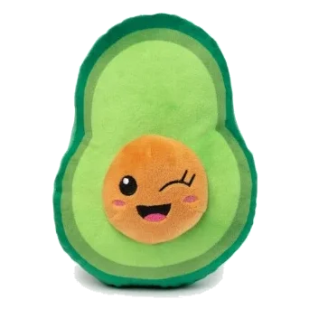 Peluche para perros FuzzYard Winky aguacate con sonido