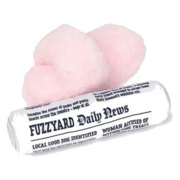 Peluche para perros FuzzYard Zapatillas y periódico pack 2