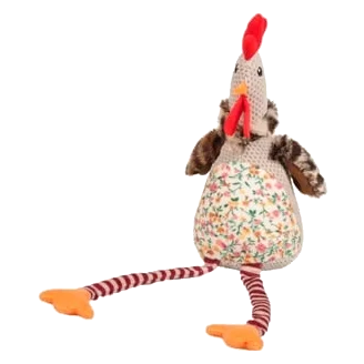 Peluche pollo Macy 24 cm para perros