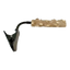 Percha de madera natural para aves con pinza ajustable