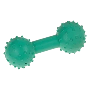 Pesa de caucho con cascabel 12 cm para perros