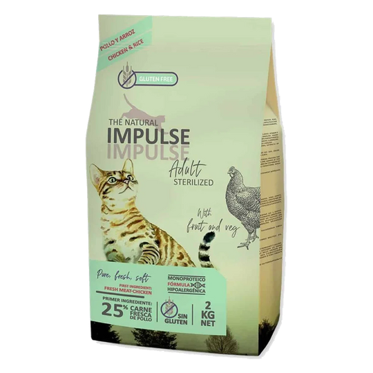 Pienso Impulse gatos esterelizados 300 gr