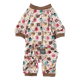 Pijama de felpa para perros FuzzYard Breakfast Blitz talla 7
