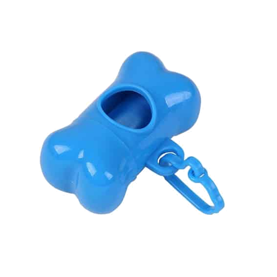 Portabolsas azul para perros
