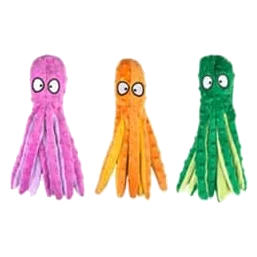 Pulpo de peluche con sonido 33 cm para perros