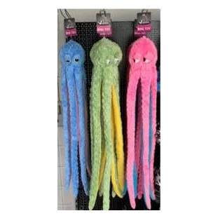 Pulpo de peluche gigante 1 metro con sonido para perros