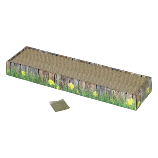Rascador de carton pequeño, 48×12,5x5cm para gatos