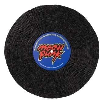 Rascador giratorio para gatos FuzzYard Record Cat Meow Punk
