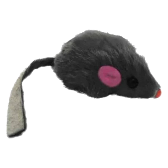Ratón de piel de conejo 5 cm