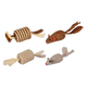 Ratón y rodillo de sisal para gatos