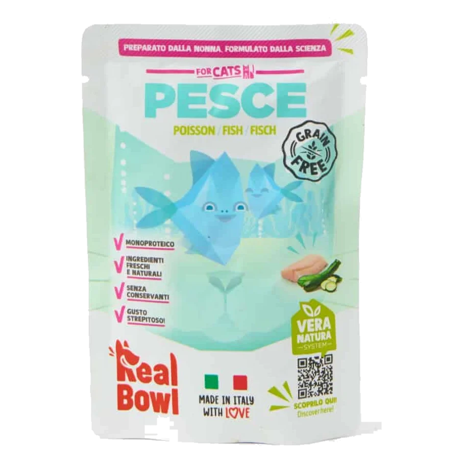 Real Bowl gato pescado fresco 80 gr