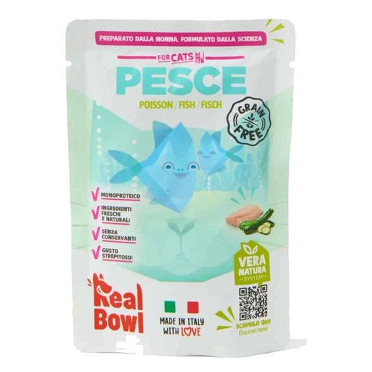 Real Bowl gato pescado fresco 80 gr