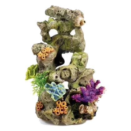 Rocas y plantas para acuario
