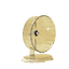 Rueda transparente con soporte y doble rodamiento para hámster, 21 cm