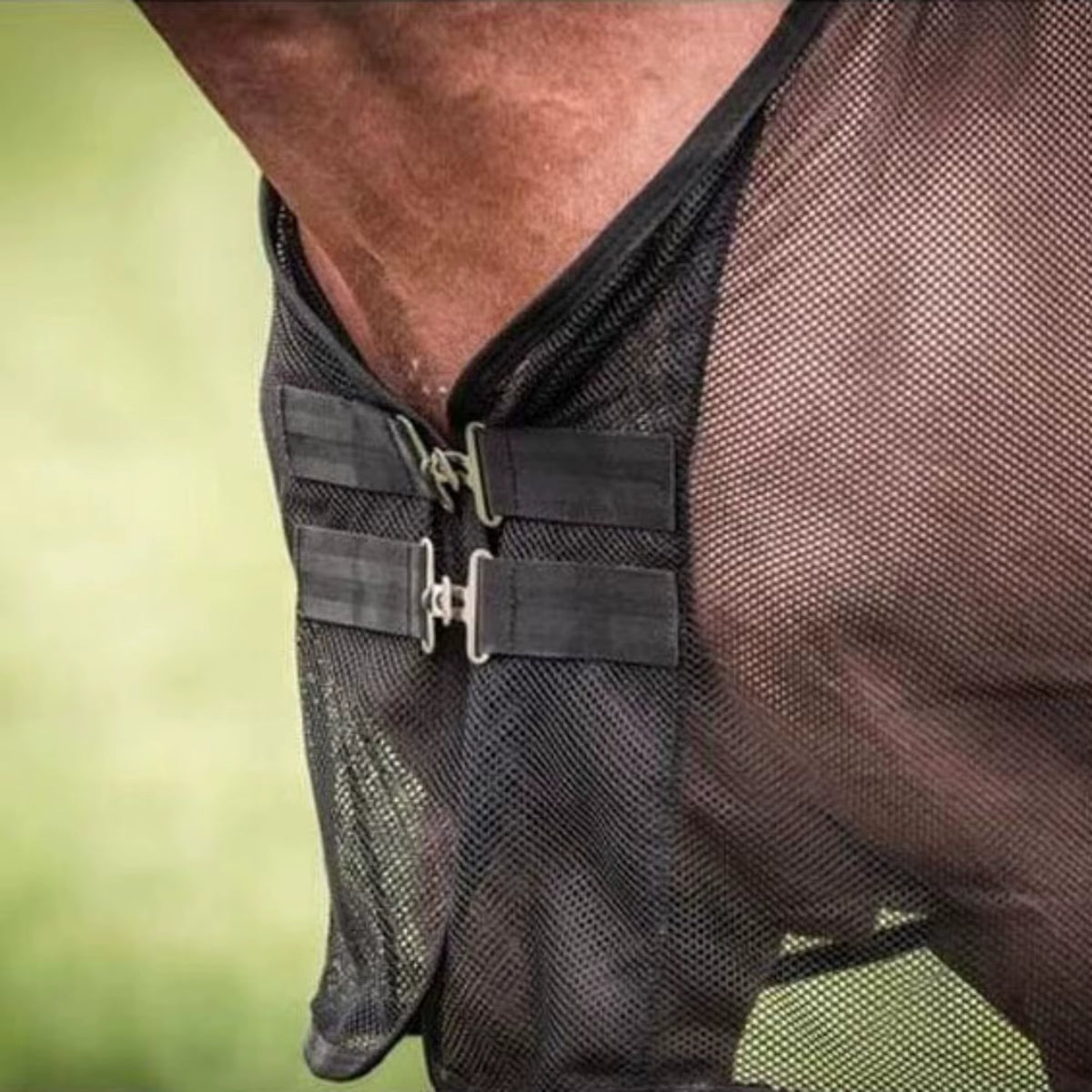 Sábana antimoscas de malla reforzada para caballo con protección UV - vista 2